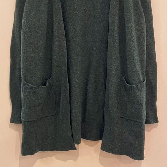 Madewell Kent Wool Alpaca Forest Green Cardigan - Picture 2 of 3